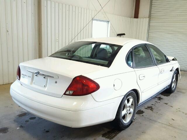 1FAFP55U61G260397 - 2001 FORD TAURUS SES WHITE photo 4