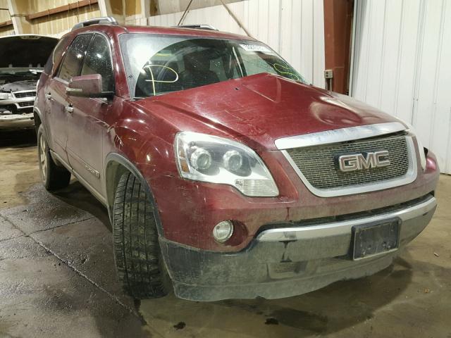 1GKEV23757J148214 - 2007 GMC ACADIA SLT MAROON photo 1