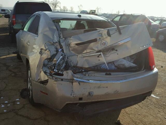 1G6DG577380185138 - 2008 CADILLAC CTS TAN photo 3