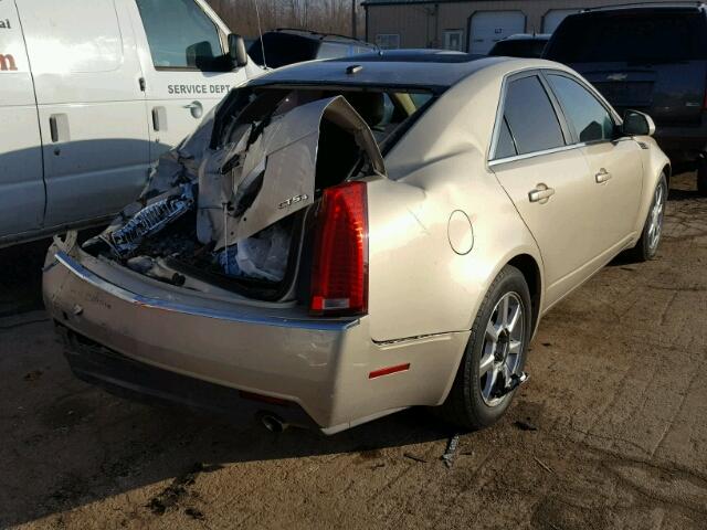 1G6DG577380185138 - 2008 CADILLAC CTS TAN photo 4