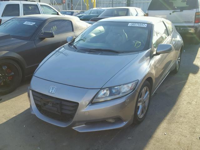 JHMZF1D64BS009851 - 2011 HONDA CR-Z EX GRAY photo 2