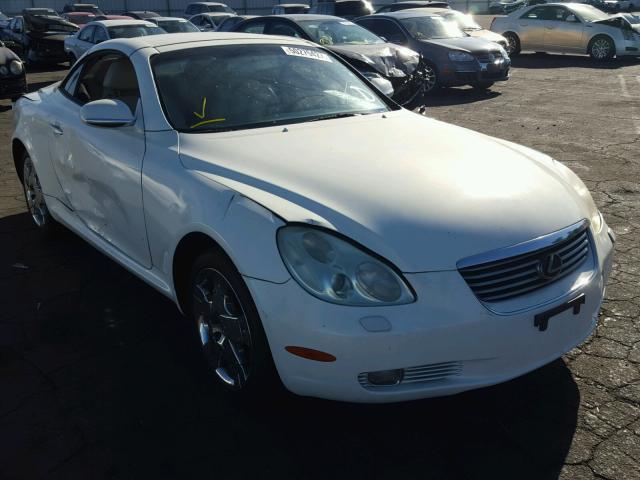 JTHFN48Y350067887 - 2005 LEXUS SC 430 WHITE photo 1