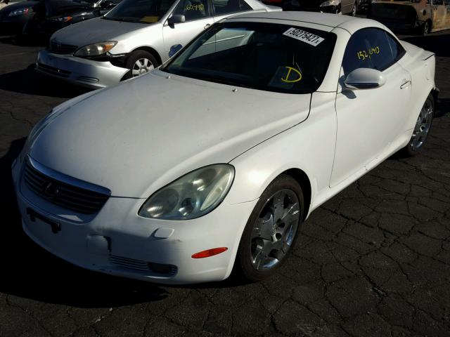 JTHFN48Y350067887 - 2005 LEXUS SC 430 WHITE photo 2