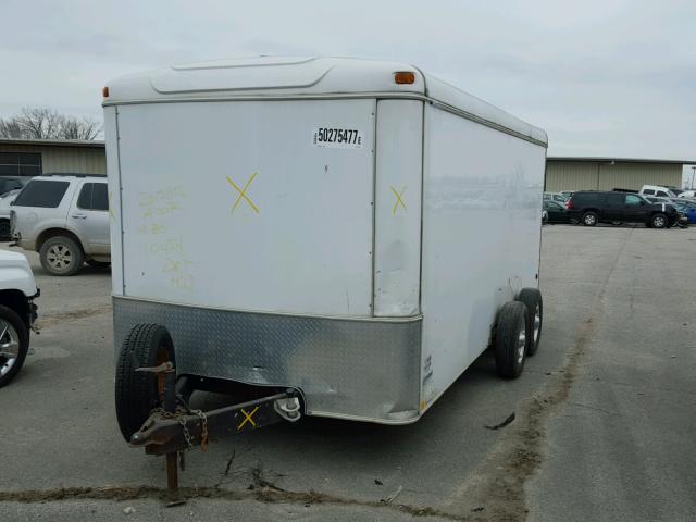 48BTE1628AA110454 - 2010 ALLOY TRAILER TRAILER WHITE photo 3