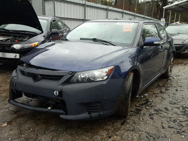 JTKJF5C72D3051389 - 2013 TOYOTA SCION TC BLUE photo 2