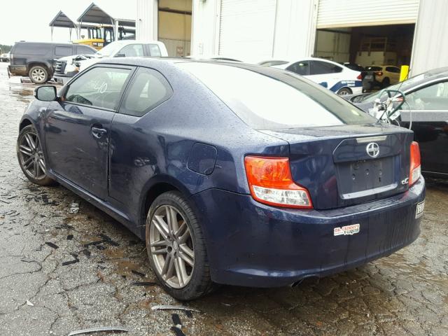 JTKJF5C72D3051389 - 2013 TOYOTA SCION TC BLUE photo 3