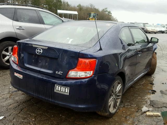 JTKJF5C72D3051389 - 2013 TOYOTA SCION TC 蓝色 照片 4