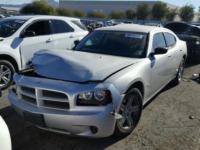 2B3KA43G98H330427 - 2008 DODGE CHARGER SILVER photo 2