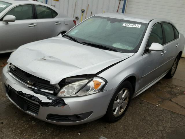 2G1WG5EK8B1117922 - 2011 CHEVROLET IMPALA LT SILVER photo 2