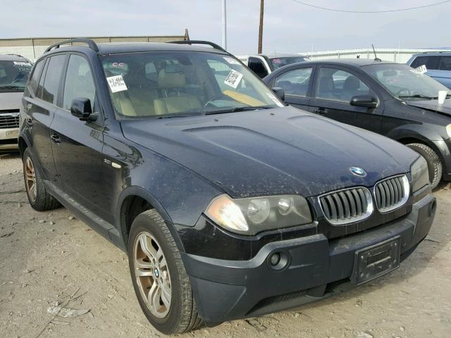 WBXPA93425WD12166 - 2005 BMW X3 3.0I BLACK photo 1