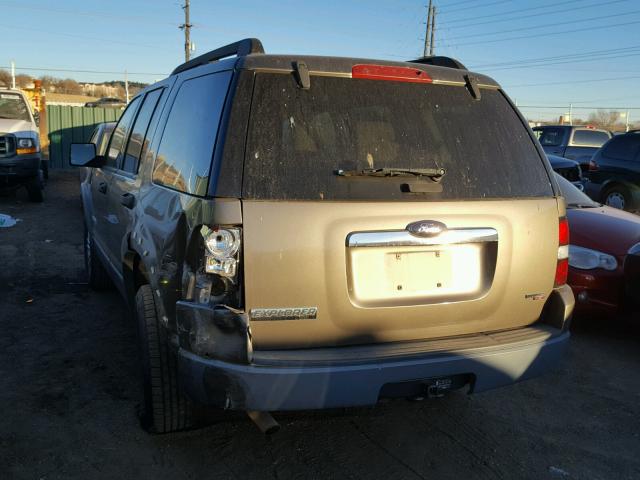 1FMEU63E16UA55042 - 2006 FORD EXPLORER X BROWN photo 3