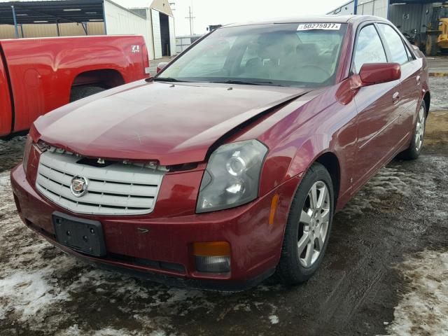 1G6DP577470177676 - 2007 CADILLAC CTS HI FEA RED photo 2