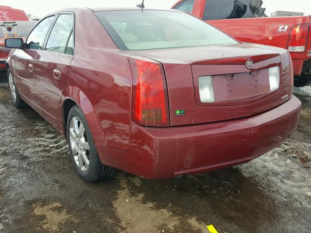 1G6DP577470177676 - 2007 CADILLAC CTS HI FEA RED photo 3