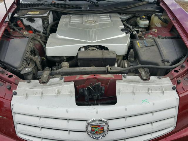 1G6DP577470177676 - 2007 CADILLAC CTS HI FEA RED photo 7