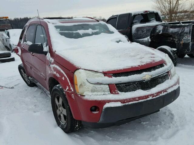 2CNDL73F556024788 - 2005 CHEVROLET EQUINOX LT RED photo 1