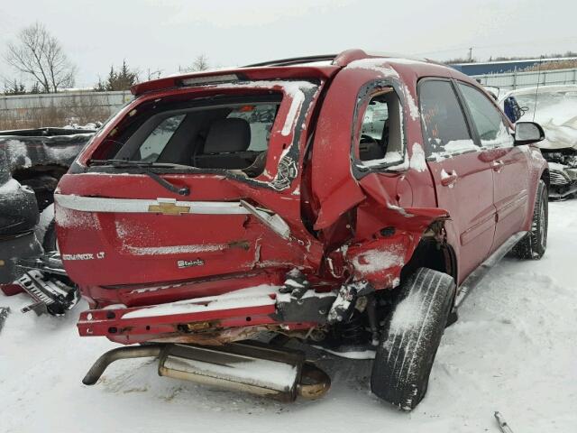 2CNDL73F556024788 - 2005 CHEVROLET EQUINOX LT RED photo 4