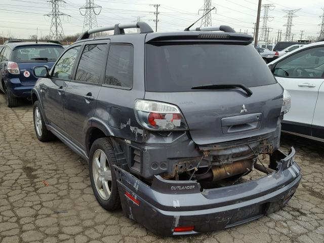 JA4LZ81F46U016850 - 2006 MITSUBISHI OUTLANDER GRAY photo 3