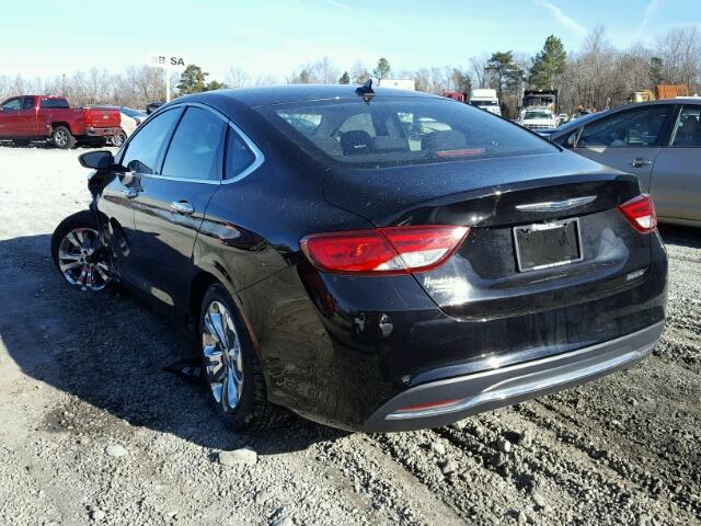 1C3CCCAB3GN128367 - 2016 CHRYSLER 200 LIMITE BLACK photo 3