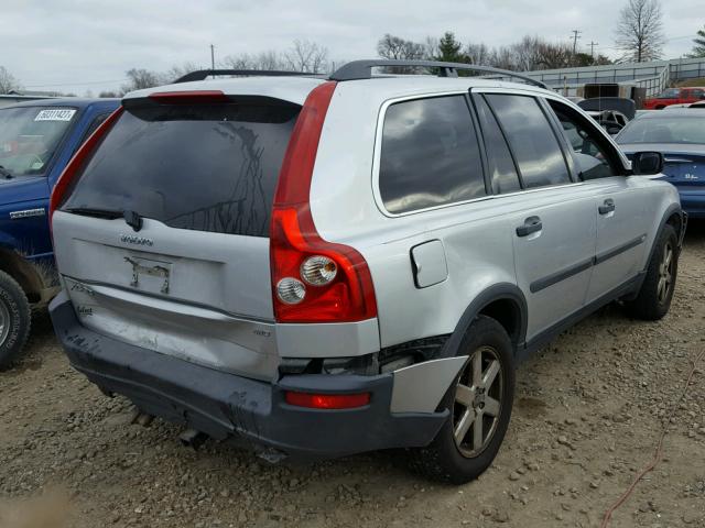 YV4CZ592X61251175 - 2006 VOLVO XC90 SILVER photo 4