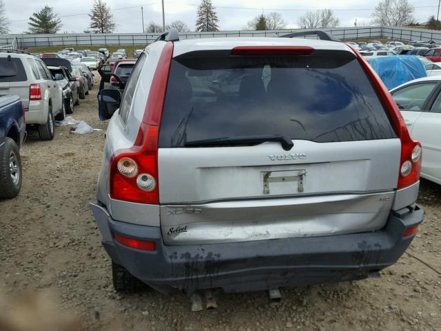 YV4CZ592X61251175 - 2006 VOLVO XC90 SILVER photo 9