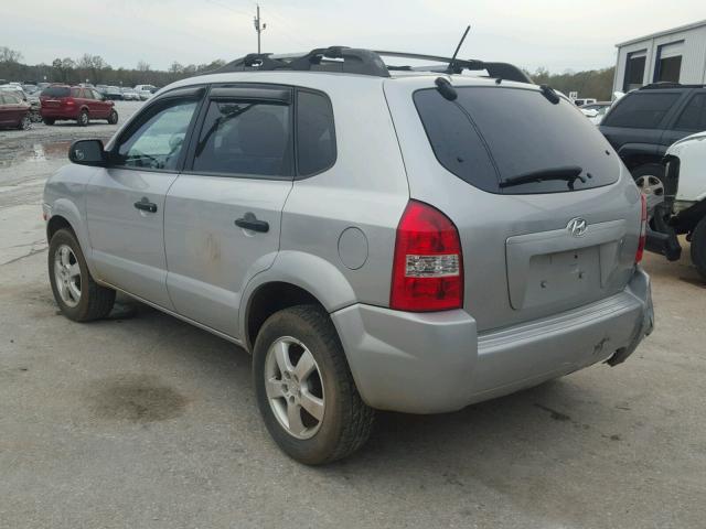 KM8JM12B68U875421 - 2008 HYUNDAI TUCSON GLS SILVER photo 3