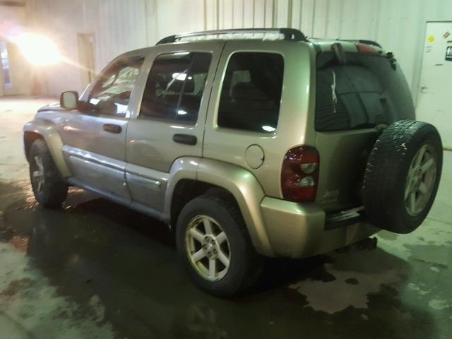 1J4GL58K06W238827 - 2006 JEEP LIBERTY LI GOLD photo 3