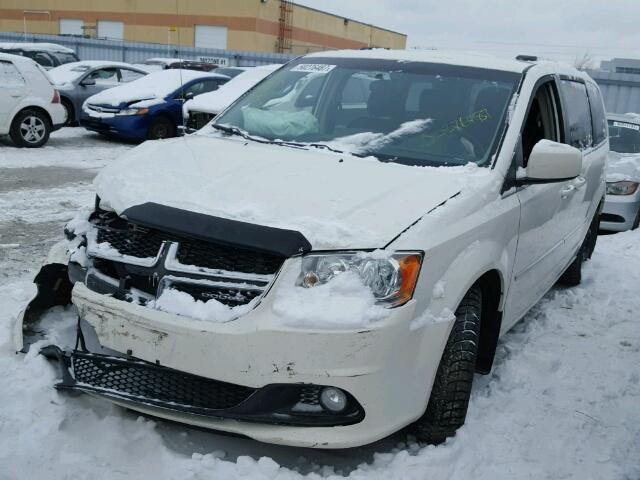 2C4RDGDG4CR180282 - 2012 DODGE GRAND CARA WHITE photo 2