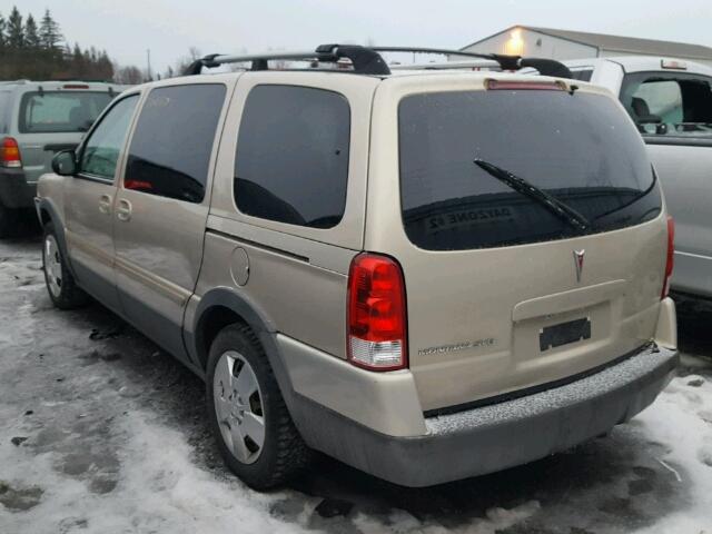 1GMDV23147D195120 - 2007 PONTIAC MONTANA SV BEIGE photo 3