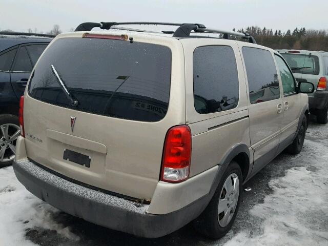 1GMDV23147D195120 - 2007 PONTIAC MONTANA SV BEIGE photo 4