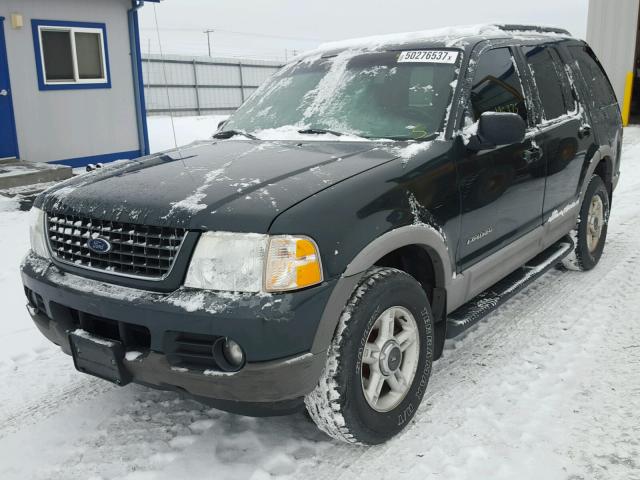 1FMZU73E82ZC51337 - 2002 FORD EXPLORER X GREEN photo 2