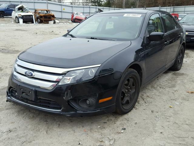 3FAHP0HA9BR321345 - 2011 FORD FUSION SE BLACK photo 2