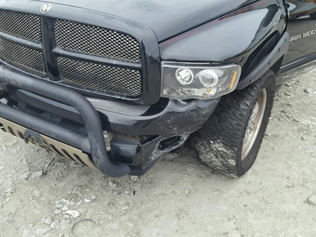 1D7HU18D04S725361 - 2004 DODGE RAM 1500 S BLACK photo 9