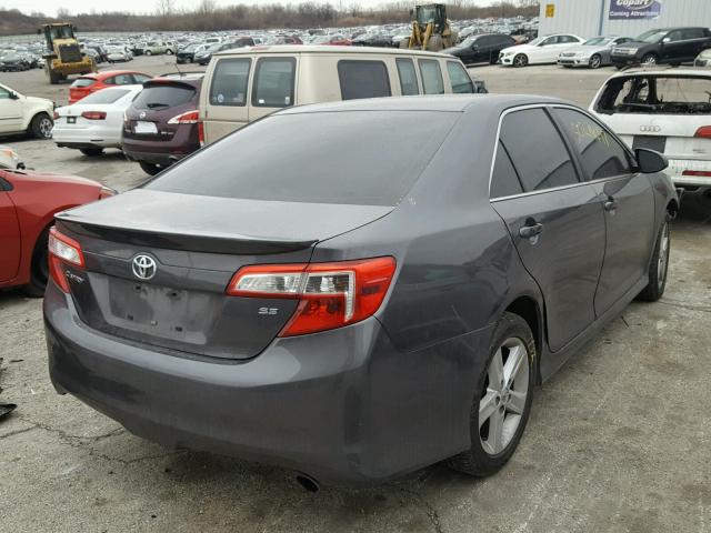 4T1BF1FK8DU269430 - 2013 TOYOTA CAMRY L GRAY photo 4