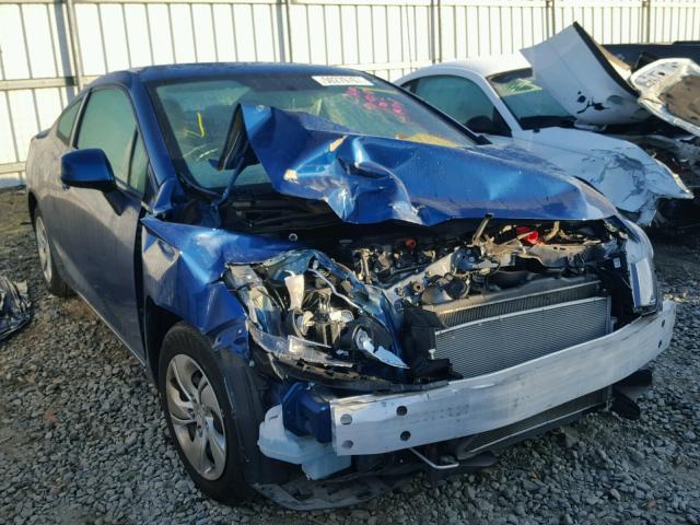 2HGFG3B51DH509713 - 2013 HONDA CIVIC LX BLUE photo 1