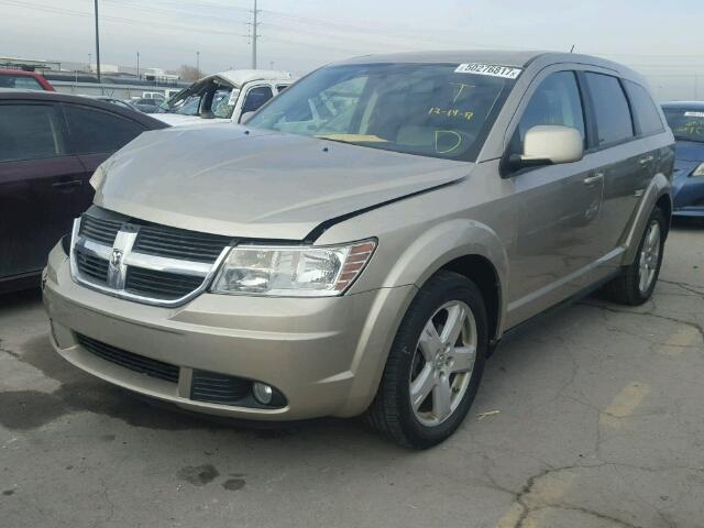 3D4GH57V59T602658 - 2009 DODGE JOURNEY SX TAN photo 2