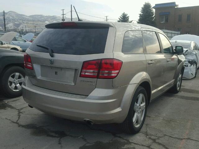 3D4GH57V59T602658 - 2009 DODGE JOURNEY SX TAN photo 4