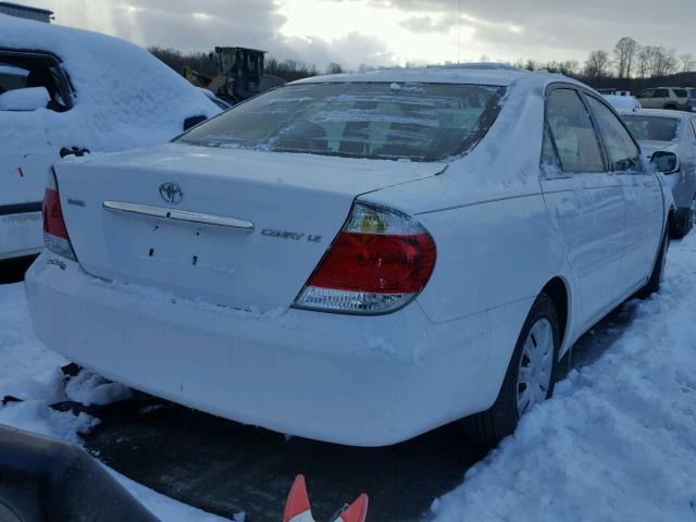 4T1BE30K06U727827 - 2006 TOYOTA CAMRY LE WHITE photo 4