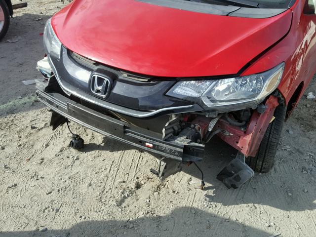 3HGGK5H81FM700231 - 2015 HONDA FIT EX RED photo 9