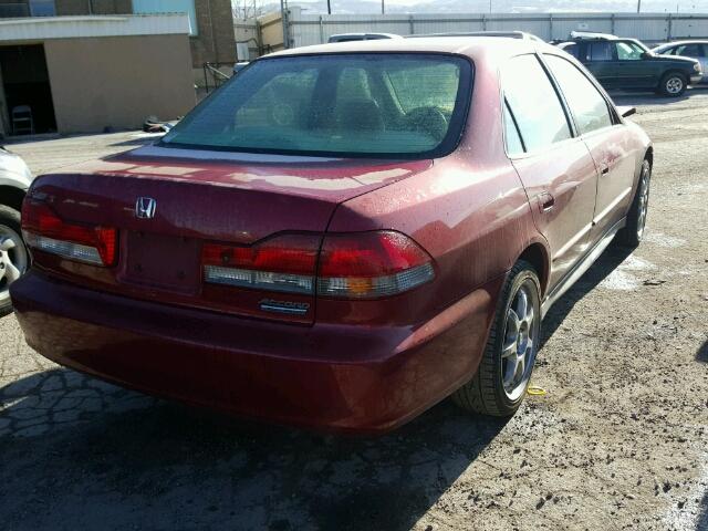 JHMCG66892C017534 - 2002 HONDA ACCORD EX RED photo 4