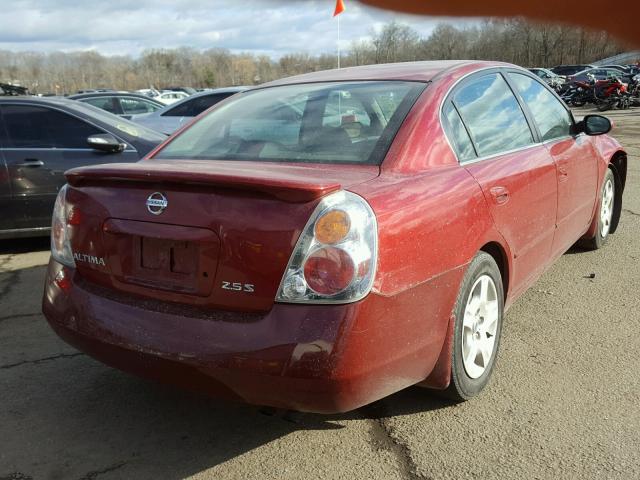 1N4AL11D13C303820 - 2003 NISSAN ALTIMA BAS BURGUNDY photo 4