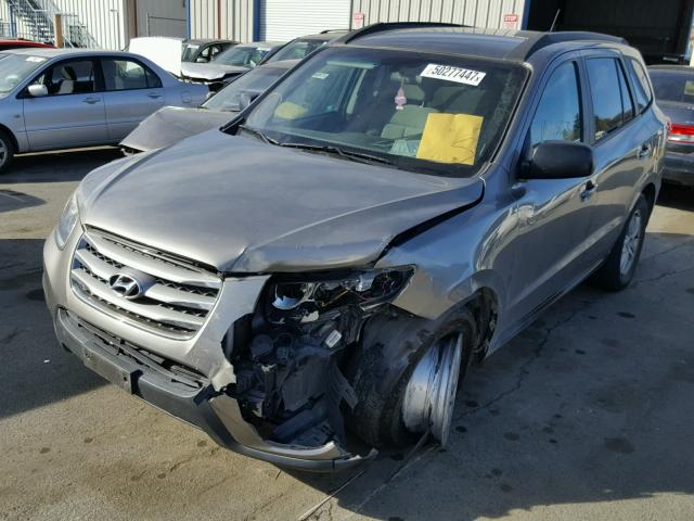 5XYZG3AB4CG112545 - 2012 HYUNDAI SANTA FE G GRAY photo 2