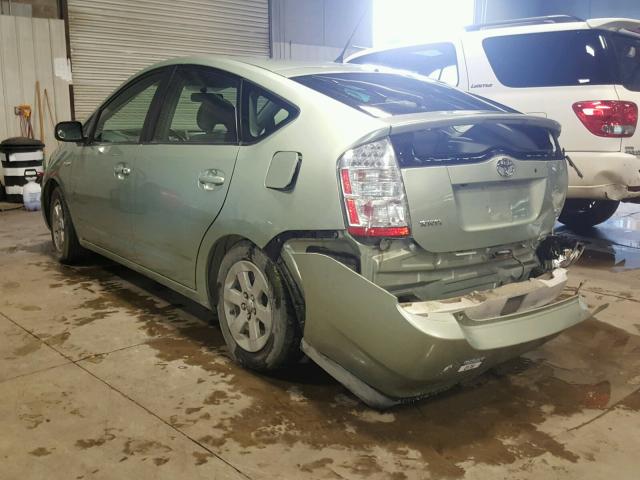 JTDKB20U277657269 - 2007 TOYOTA PRIUS GREEN photo 3