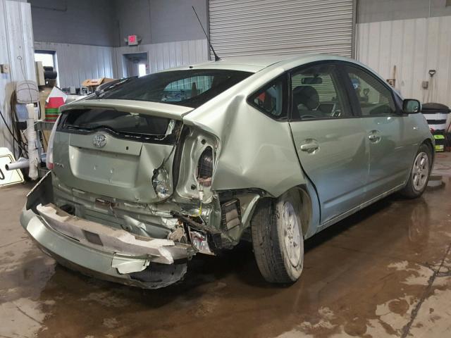 JTDKB20U277657269 - 2007 TOYOTA PRIUS GREEN photo 4