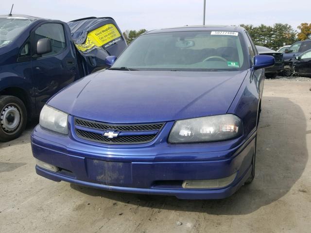 2G1WP521059300460 - 2005 CHEVROLET IMPALA SS BLUE photo 9