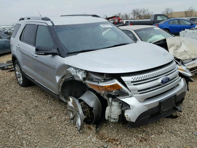 1FMHK8D87CGA47660 - 2012 FORD EXPLORER X SILVER photo 1