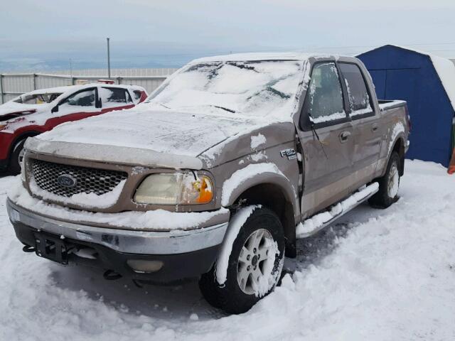 1FTRW08LX2KE30632 - 2002 FORD F150 SUPER GOLD photo 2