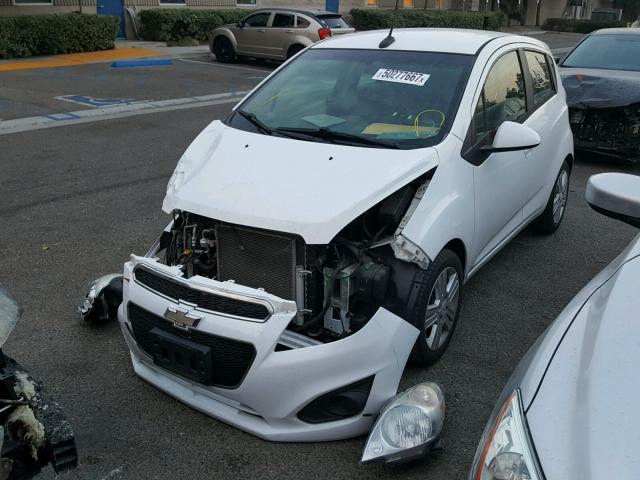 KL8CB6S92DC504326 - 2013 CHEVROLET SPARK LS WHITE photo 2