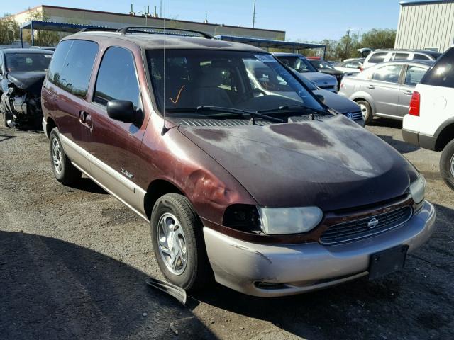 4N2XN11T6YD814301 - 2000 NISSAN QUEST SE BURGUNDY photo 1