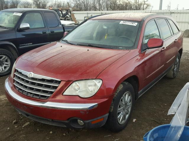2A8GM68X07R334965 - 2007 CHRYSLER PACIFICA T RED photo 2