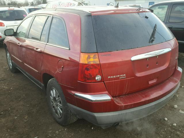 2A8GM68X07R334965 - 2007 CHRYSLER PACIFICA T RED photo 3